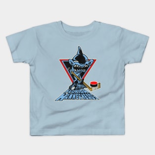 Retro Defunct Florida Hammerheads Roller Hockey Kids T-Shirt